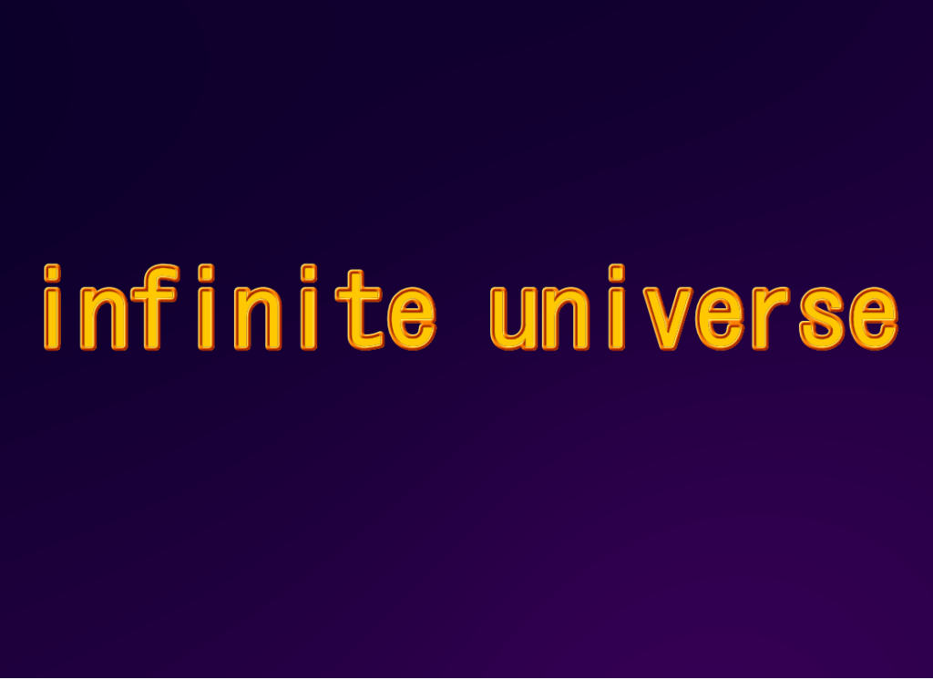 infinite universe