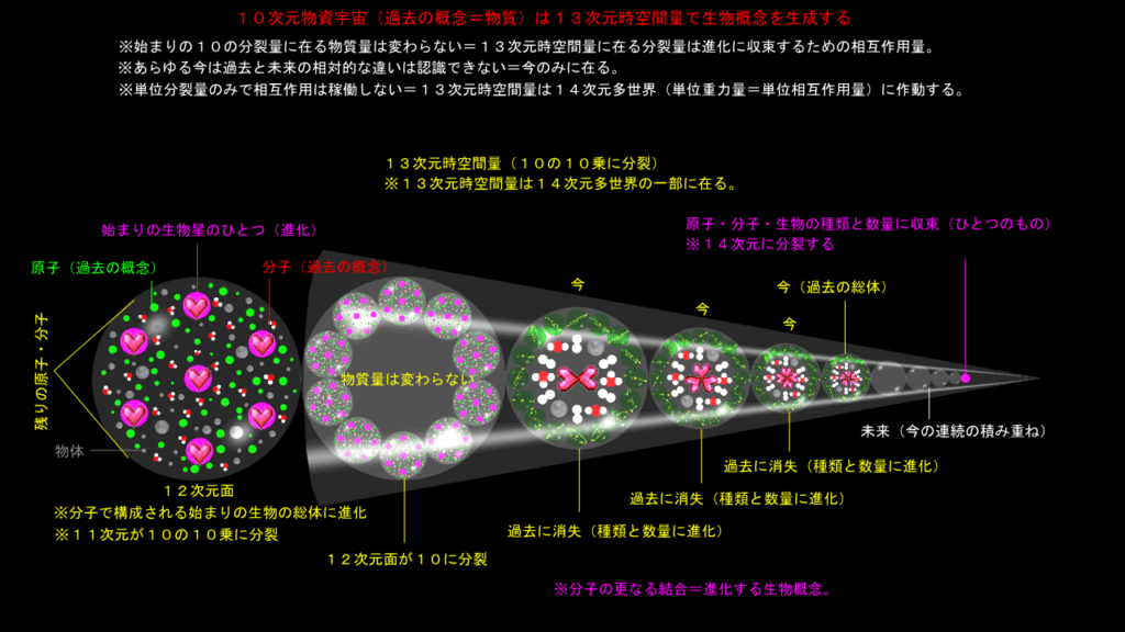 生物の進化は今の連続に在る